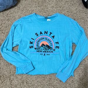 Blue 84 Women's Light Blue Santa Fe Long Sleeve Tee